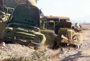Soviet trucks - Afghanistan