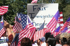 Immigration protest in Savannah. Flickr CC license: LW Prencipe