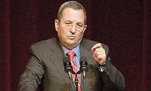 Israeli Defense Minister Ehud Barak.