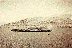 Nowhereisland (not the mountain, but the humble mass of rock in front of it).