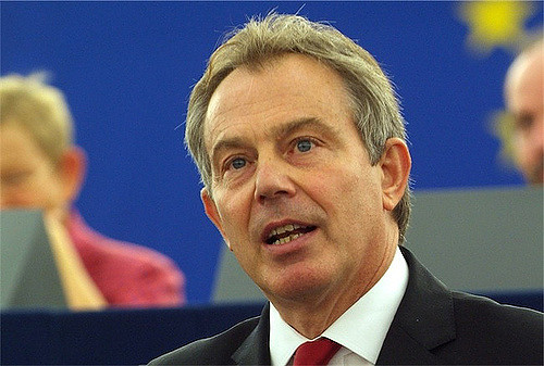 The term “center” is in the eye of the beholder: To Tony Blair it’s much further right than it once was. (Photo: Matthew Yglesias / Flickr Commons)
