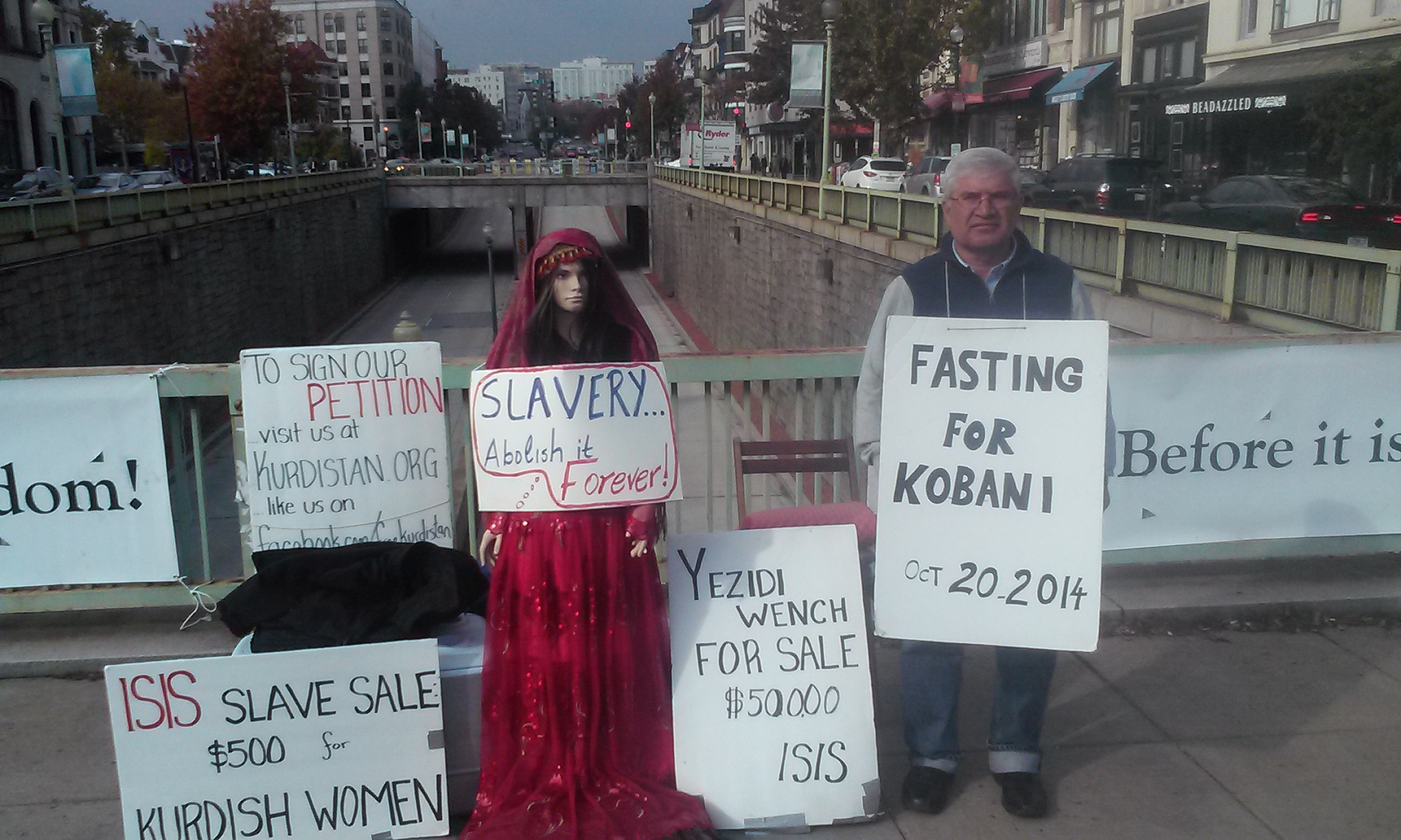 Kobane: Hunger Strikes and Air Strikes